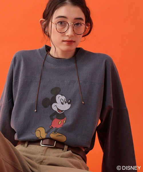 George's tシャツ 「DISNEY」ミッキーマウス／ロンT レディース