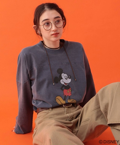 George's tシャツ 「DISNEY」ミッキーマウス／ロンT レディース