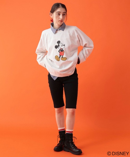 George's tシャツ 「DISNEY」ミッキーマウス／ロンT レディース