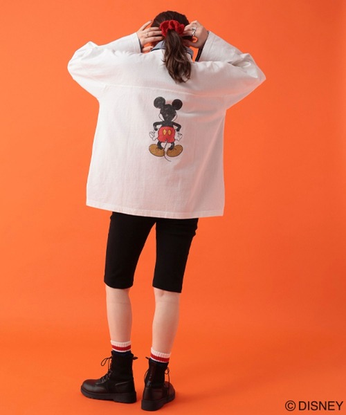 George's tシャツ 「DISNEY」ミッキーマウス／ロンT レディース