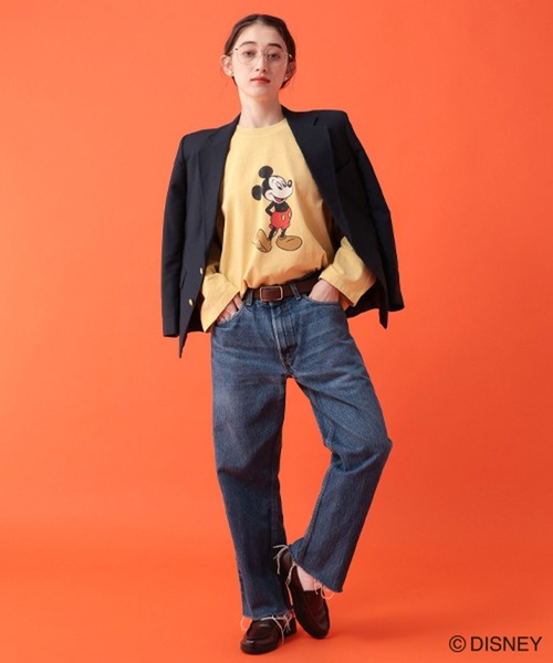 George's tシャツ 「DISNEY」ミッキーマウス／ロンT レディース