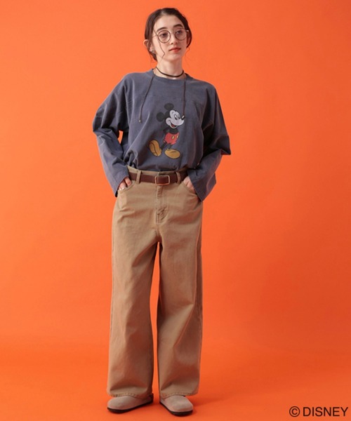 George's tシャツ 「DISNEY」ミッキーマウス／ロンT レディース