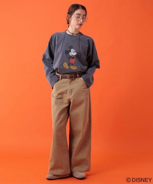 George's tシャツ 「DISNEY」ミッキーマウス／ロンT レディース