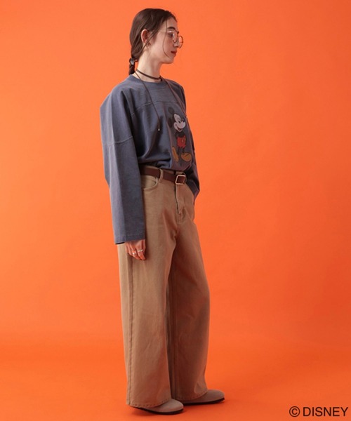 George's tシャツ 「DISNEY」ミッキーマウス／ロンT レディース