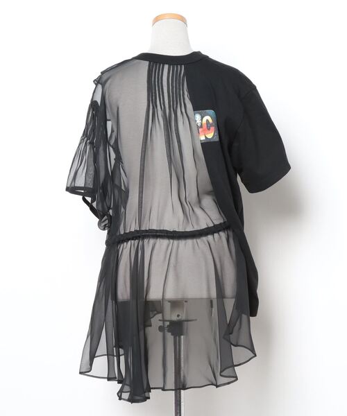 sacai（サカイ） 半袖カットソー 1 ブラック レディース : ZOZOTOWN