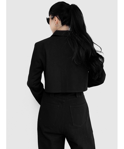 LVEU.（ラブユ） デニムジャケット FREE ブラック レディース