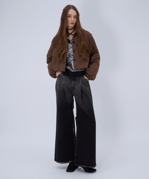 HARE ショートパテッドブルゾン 楽天市場】【SALE／10%OFF】HARE ショートパテッドブルゾン ハレ