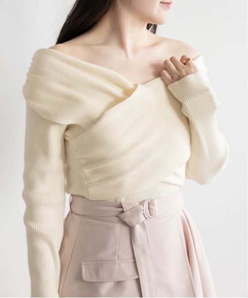 「RANDA」 長袖ニット FREE ブラック レディース_画像2