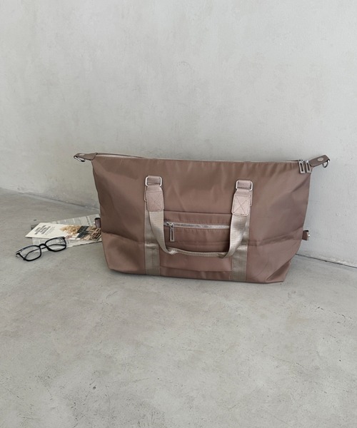 ボストンバッグ 4色展開 2WAY仕様 大容量トラベルバッグ レディース
