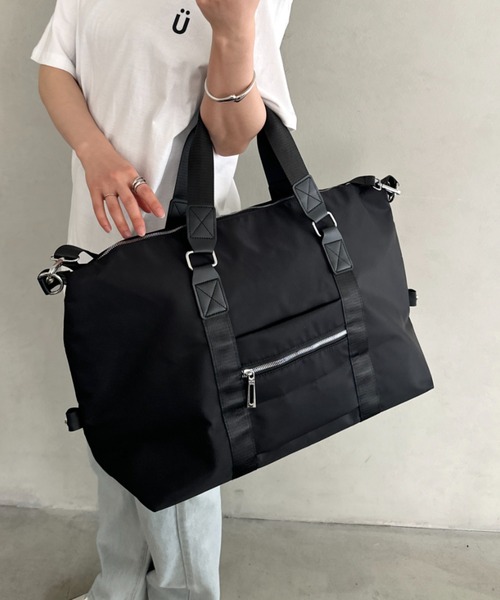 【未使用級】 DIESEL ボストンバッグ 2way 大容量 ブラック 黒 ボストンバッグ 4色展開 2WAY仕様 大容量トラベルバッグ レディース