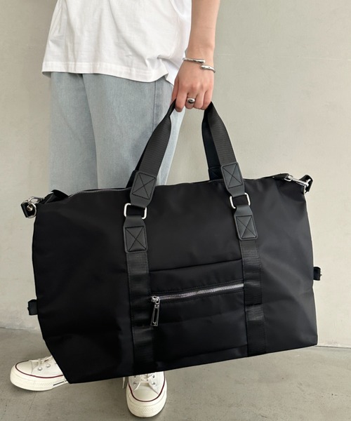 ボストンバッグ 4色展開 2WAY仕様 大容量トラベルバッグ レディース