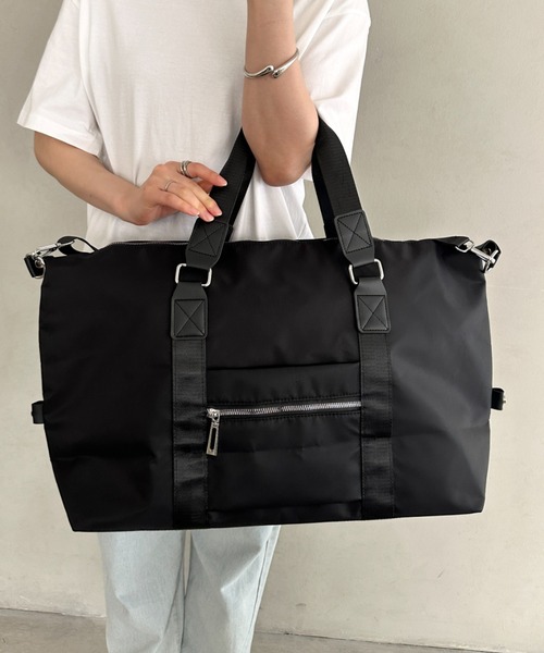 ボストンバッグ 4色展開 2WAY仕様 大容量トラベルバッグ レディース