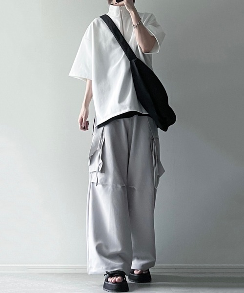 「LILL」 カーゴパンツ X-SMALL ブラック メンズ_画像7