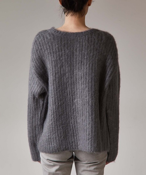 「OUVRAGE CLASSE」 ニットカーディガン FREE ピンク レディース_画像3