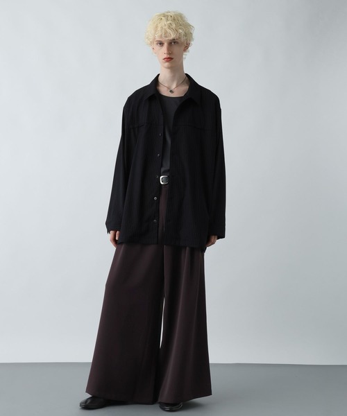 「HARE」 長袖シャツ FREE ブルー メンズ_画像7