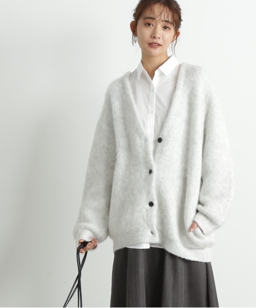 「N.（N. Natural Beauty Basic）」 ニットカーディガン MEDIUM ベージュ レディース_画像2