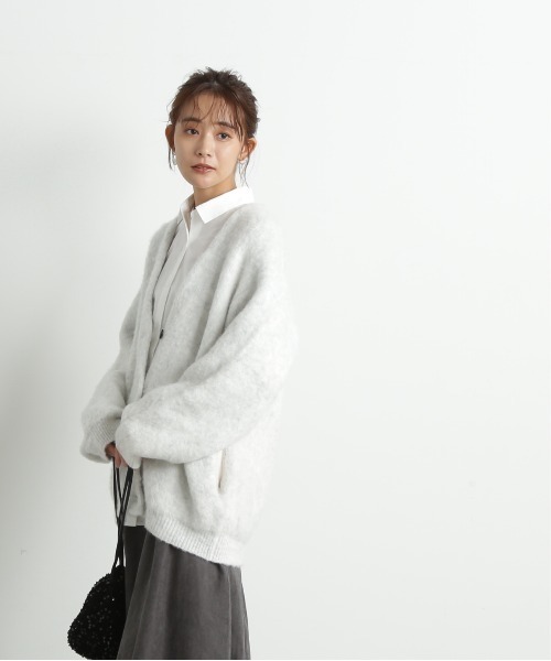 「N.（N. Natural Beauty Basic）」 ニットカーディガン MEDIUM ベージュ レディース_画像4