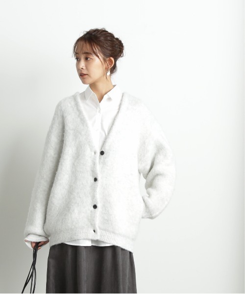 「N.（N. Natural Beauty Basic）」 ニットカーディガン MEDIUM ベージュ レディース_画像7