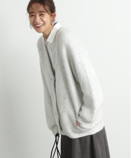 「N.（N. Natural Beauty Basic）」 ニットカーディガン MEDIUM ベージュ レディース_画像8