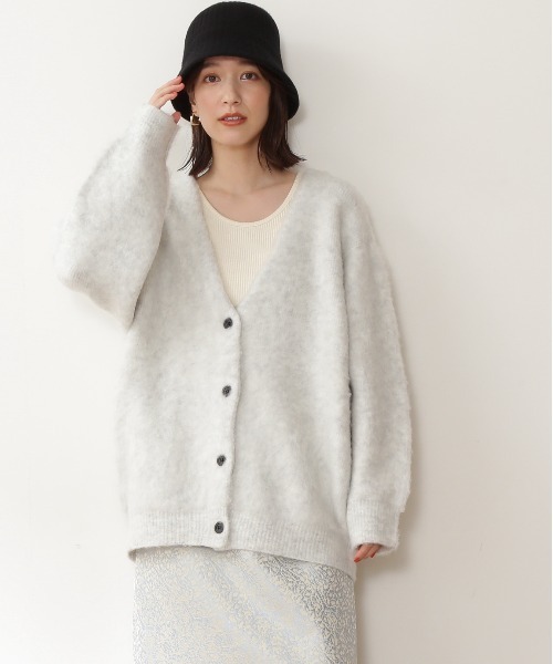 「N.（N. Natural Beauty Basic）」 ニットカーディガン MEDIUM ベージュ レディース_画像9