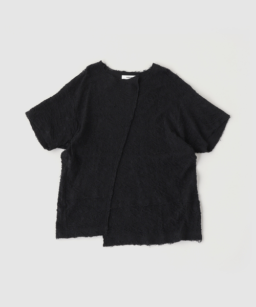 sulvam（サルバム） tシャツ ブロークンアシンメトリーT メンズ 