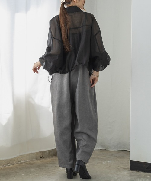 「hunch」 オールインワン FREE 杢グレー レディース_画像4