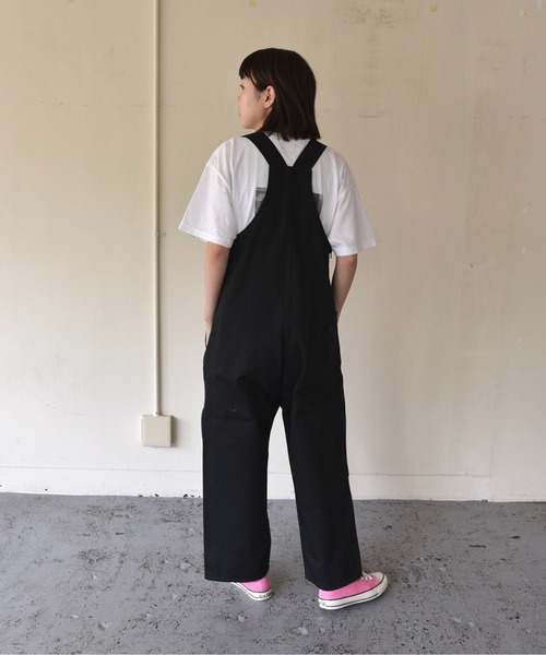 「made in standard 」 オーバーオール MEDIUM ブラック メンズ_画像9