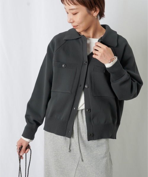 「LADY LUCK LUCA」 ニットカーディガン - ベージュ レディース_画像3