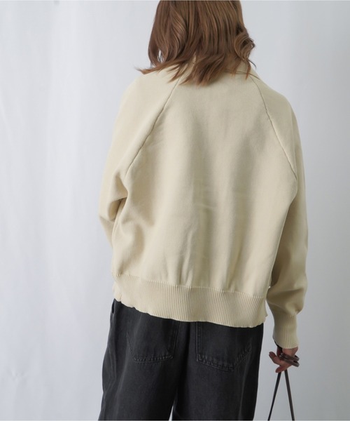 「LADY LUCK LUCA」 ニットカーディガン - ベージュ レディース_画像5