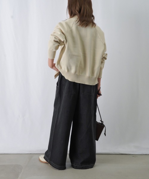 「LADY LUCK LUCA」 ニットカーディガン - ベージュ レディース_画像8