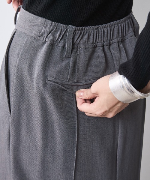 「CHIC STYLE」 ロングスカート 5L ブラック レディース_画像5
