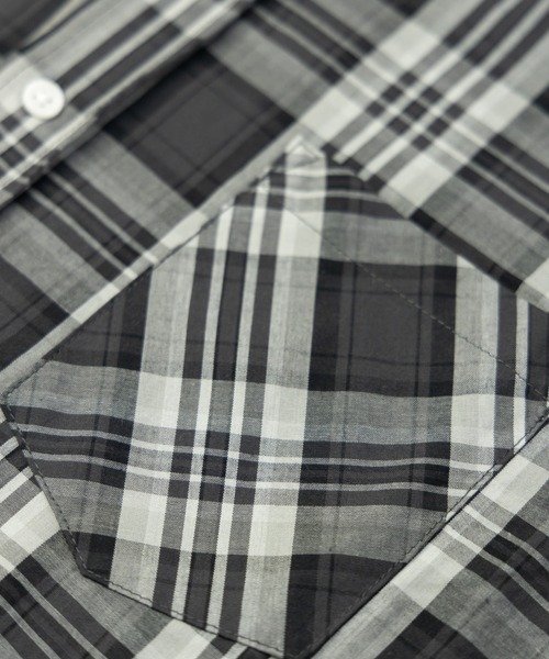 「NYLAUS」 長袖シャツ LL ブラック メンズ_画像3