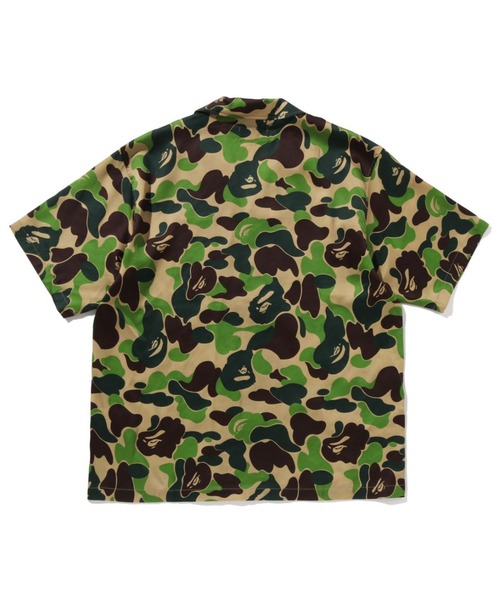 A Bathing Ape 赤カモフラ ポロシャツ S 迷彩 ファイヤーカモ A Bathing Ape BAPE Camo Polo 赤系迷彩 ポロシャツ
