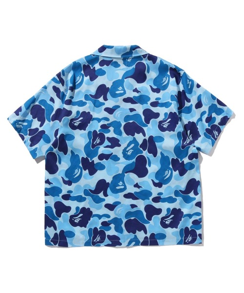 A BATHING APE（アベイシングエイプ） シャツ ABC CAMO OPEN COLLAR SS