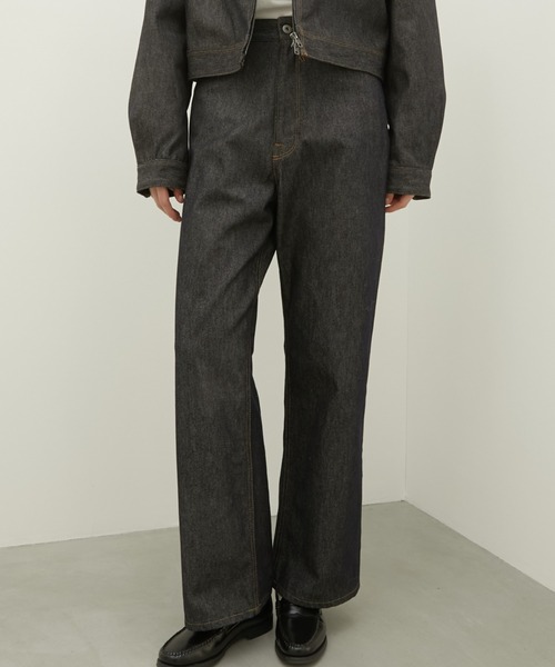 LA PEAU DE GEM　cutworkcorduroypants la peau de gem（ラポドゥジェム） ジーンズ デニム デニムパンツ