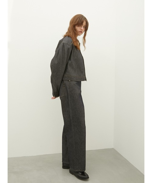 LA PEAU DE GEM　cutworkcorduroypants la peau de gem（ラポドゥジェム） ジーンズ デニム デニムパンツ