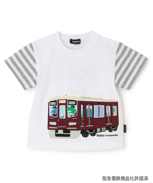 kladskap（クレードスコープ） tシャツ 「阪急電車」電車ギミック半袖T