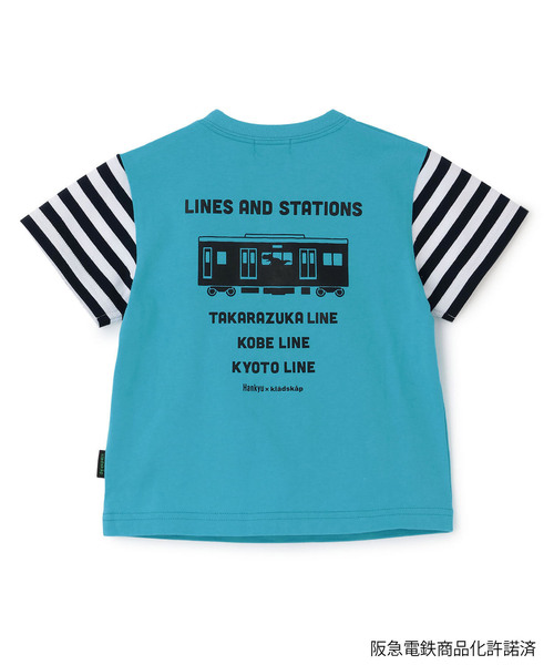 kladskap（クレードスコープ） tシャツ 「阪急電車」電車ギミック半袖T