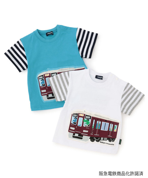 kladskap（クレードスコープ） tシャツ 「阪急電車」電車ギミック半袖T