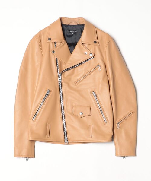 JACKROSE レザーライダースジャケット サイズ5 JACKROSE（ジャックローズ） レザージャケット M キャメル メンズ