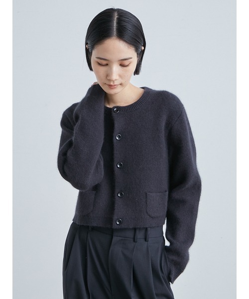 「MIESROHE」 ニットカーディガン ONE SIZE ベージュ レディース_画像5
