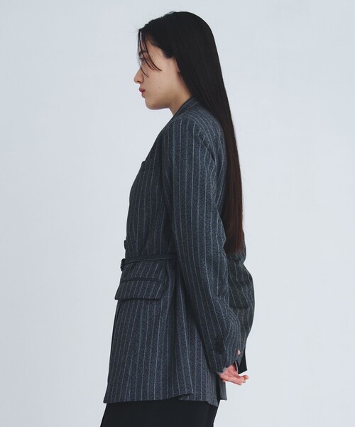 ジャケット テーラードジャケット スタンドカラーテーラードジャケット｜オフィスカジュアル/オケージョン/春服 レディースの画像