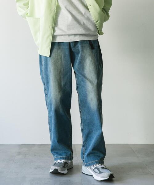 「Gramicci」 デニムパンツ MEDIUM ブラック メンズの画像