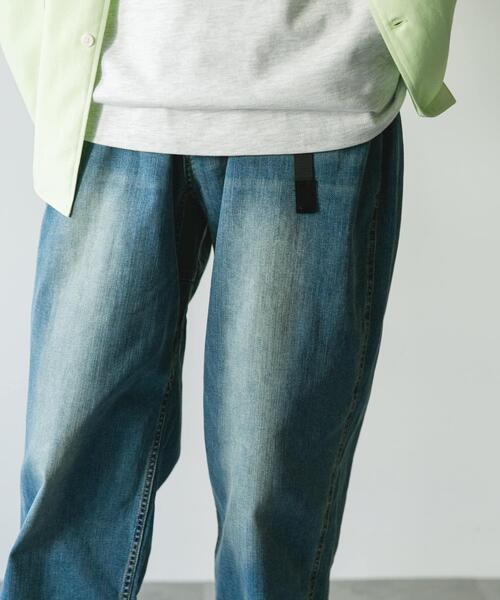 「Gramicci」 デニムパンツ MEDIUM ブラック メンズの画像