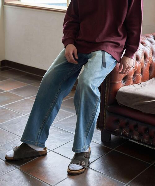 「Gramicci」 デニムパンツ MEDIUM ブラック メンズの画像