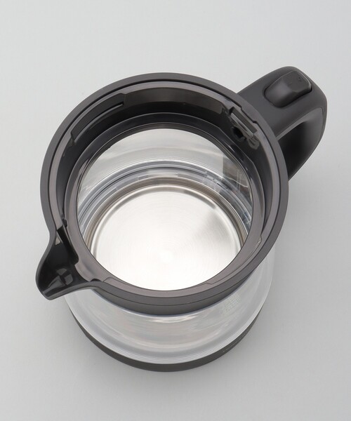212 KITCHEN STORE 電気ケトルガラス 転倒流水防止1.0L BK : ZOZOTOWN