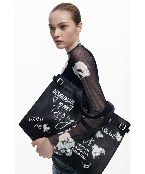 「Desigual」 2WAYバッグ FREE ブラック レディースの画像