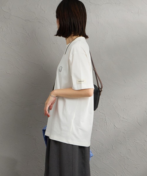 NORDISK（ノルディスク） tシャツ 別注 バックロゴプリントTシャツ