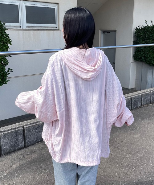 CRB パーカー ストライプシアージップパーカー レディース : ZOZOTOWN 