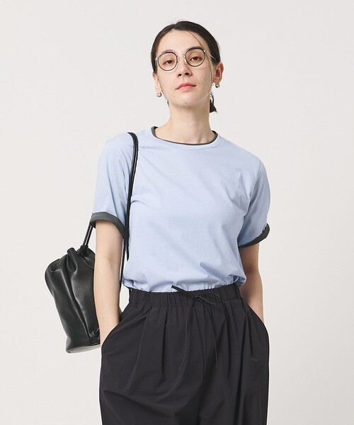 BEAUTY&YOUTH UNITED ARROWS麻コットン クルーネック BEAUTY＆YOUTH UNITED ARROWS tシャツ 麻コットン レイヤード クルー